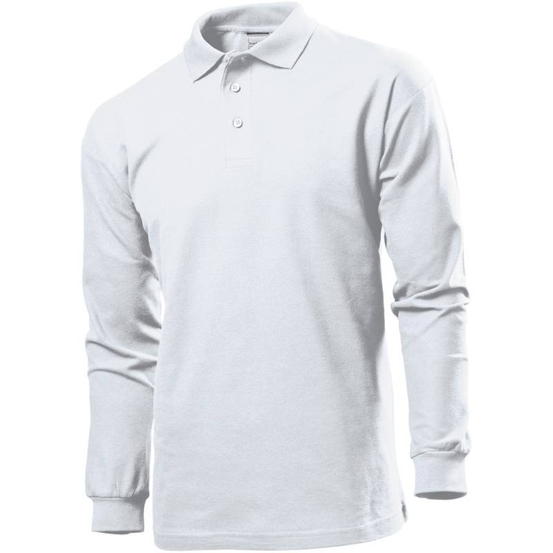 Polokošeľa STEDMAN POLO LS MEN White biela L Polokošeľa STEDMAN POLO LS MEN White biela L